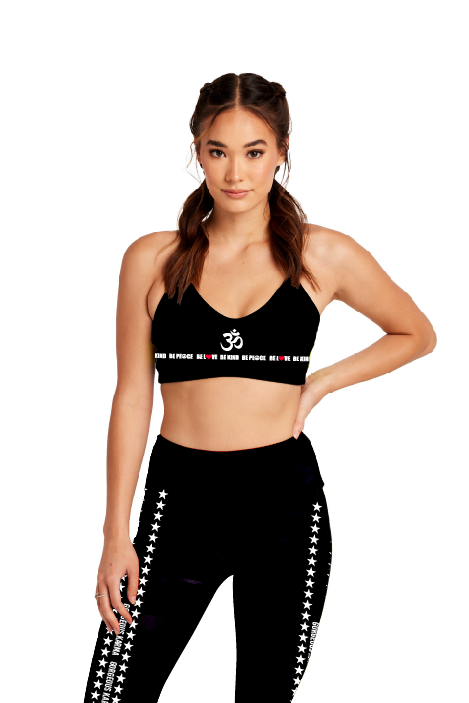 OM STAR Bralette Black